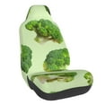 thumbnail image 1 of Wukai Broccoli 3 Full Set Car Seat Covers with Soft Padding Universal Auto Front Seats Protector and Cushion Mat, 1 of 5