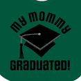 thumbnail image 4 of Inktastic My Mommy Graduated College Graduate Boys or Girls Baby Bib, 4 of 4