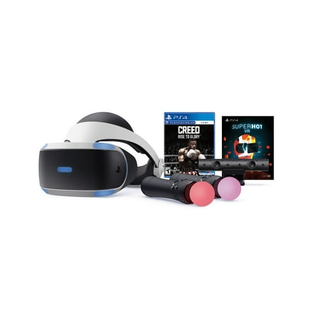 Sony PlayStation 4 VR CREED: Rise to Glory + Superhot VR Bundle, Black, 3003470