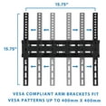 thumbnail image 3 of Mount-It! Low Profile TV Wall Mount Tilt Bracket, Fits 32"-55" TVs, 77 lbs. Capacity, 3 of 8