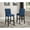 Blue, variant on Set of 2 Linen-Cotton Stools / Elegant Look for Home Bar