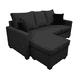 thumbnail image 4 of Sala Esquinera El Bazar Store Denver Gris Oxford 200x140 cm Lado derecho e Izquierdo Lino nacional Sofa, 4 of 9