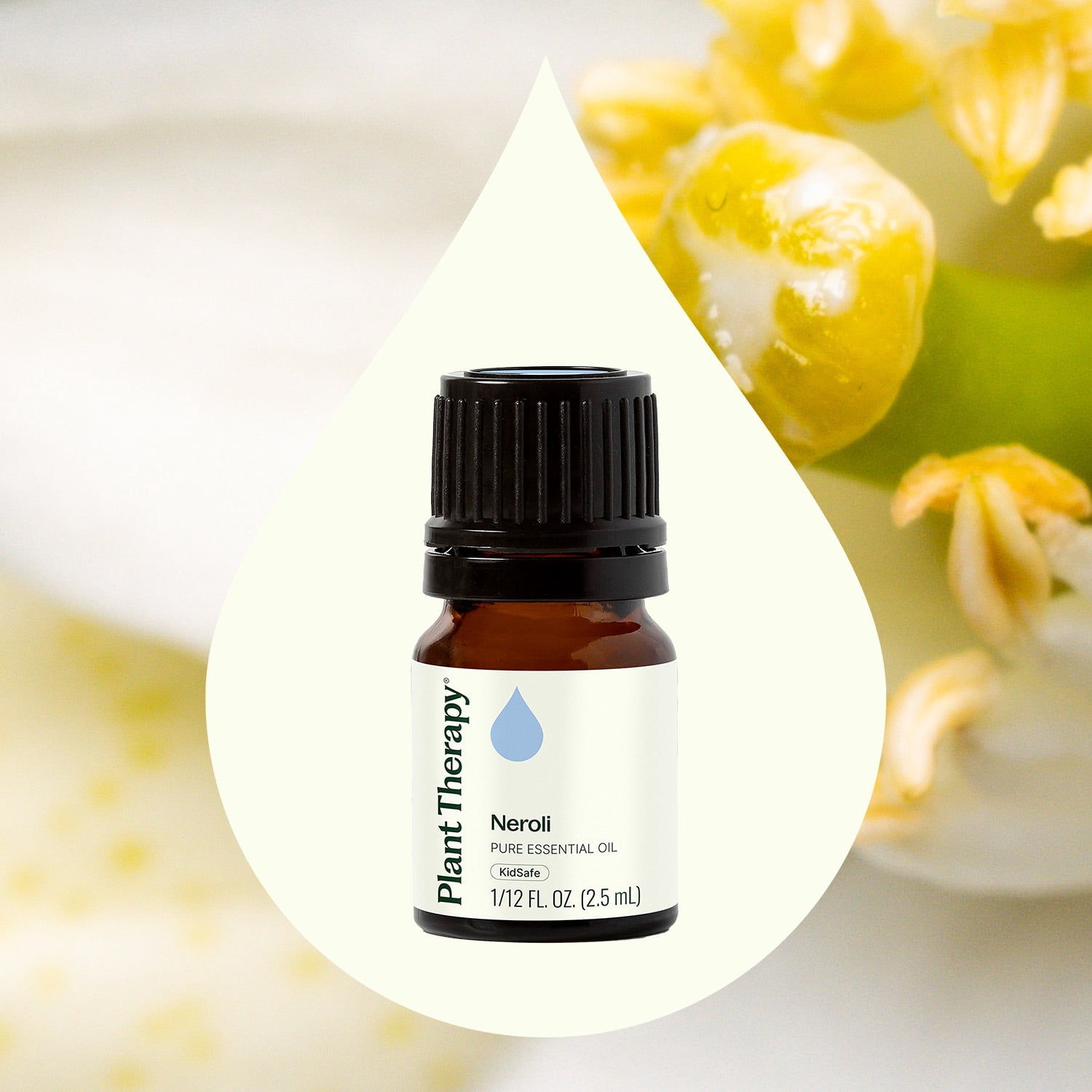 Plant Therapy Neroli Essential Oil 2.5 mL (1/12 oz) 100% Pure, Undiluted, Natural Aromatherapy
