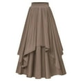 thumbnail image 4 of Women's Renaissance High Waist Elastic Layered Ruffled Skirt All-Season Elegant Skirt for Casual/Formal Wear, 4 of 10