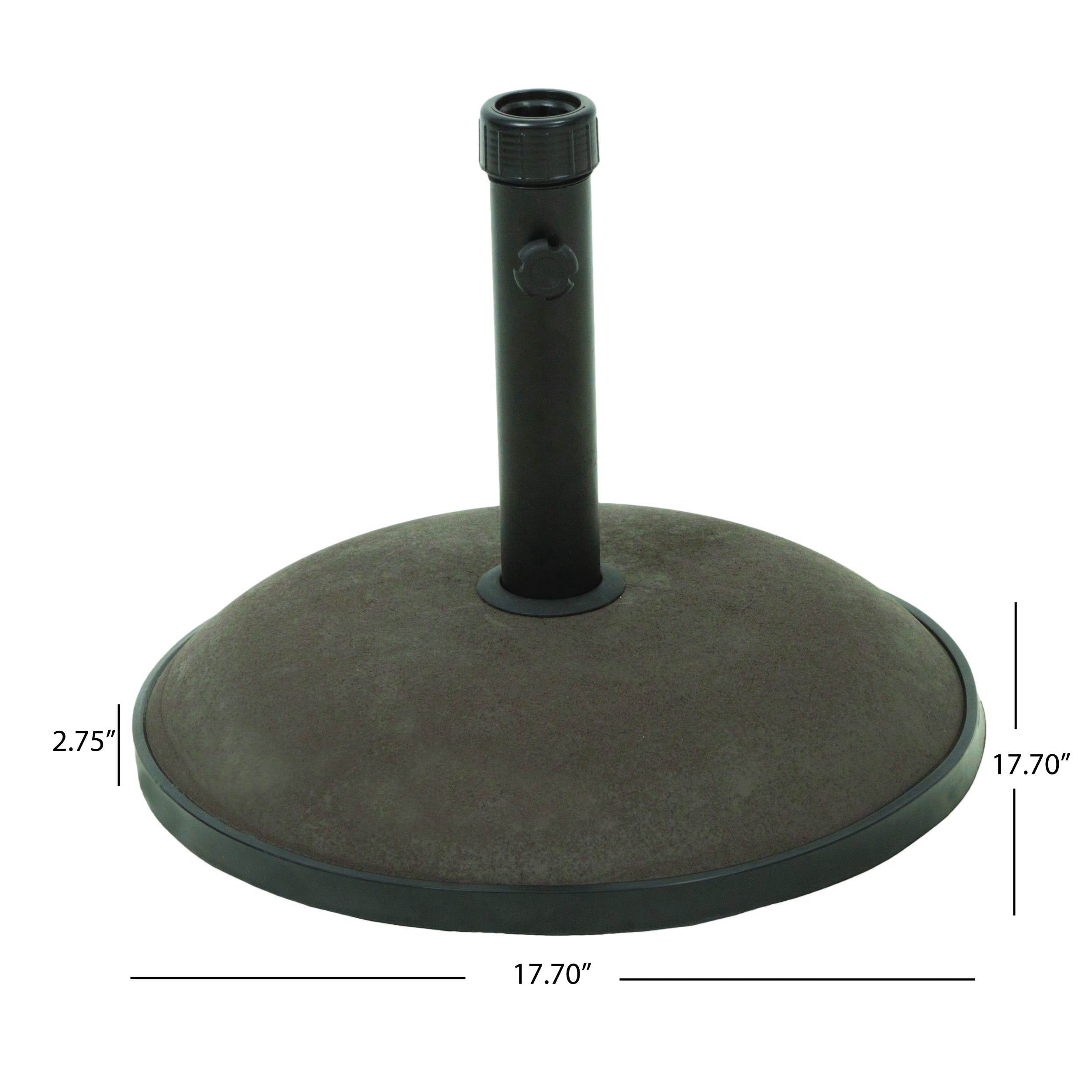Lambert Concrete Umbrella Base, Brown