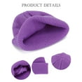 thumbnail image 5 of LAVA 2 Pcs Fishermen Beanie Hats for Women Men Winter Knitted Warm Skull Caps (Purple), 5 of 9