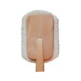 thumbnail image 3 of Worallymy Cepillo de baño de lufa natural con mango largo para colgar en la ducha accesorio para lavar la piel del cuerpo cabeza redonda Worallymy JD735804272, 3 of 7