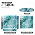 thumbnail image 4 of Decal Skin for PS4 Slim / PS4 Pro / PS4, Whole Body Vinyl Sticker Cover for Playstation 4 Console and Controller (Marble Pattern Blue Gold), 4 of 5