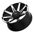 thumbnail image 2 of 17x9 Tuff T05 FLAT BLACK W/ MACHINED FACE Wheel 6x135/6x5.5 (10mm), 2 of 3