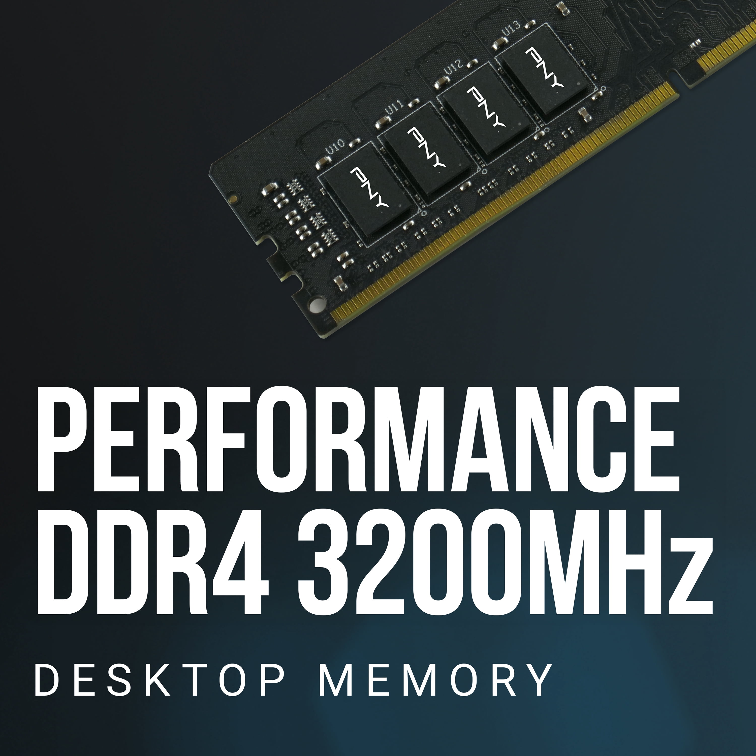 PNY Performance 16GB DDR4 3200MHz (PC4-25600) CL22 1.2V Desktop Memory