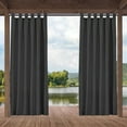 thumbnail image 2 of DCP 1 Panel Indoor/Outdoor Blackout Shade Curtain,Dark Grey Taupe - 50*84in, 2 of 5