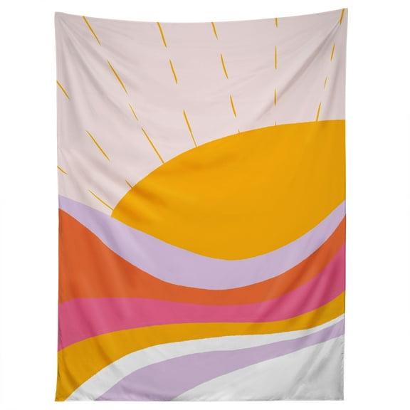 Society6 SunshineCanteen Laurel Canyon Sunrise Tapestry 60" x 80"