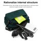 thumbnail image 3 of Nueva bolsa de mensajero de nailon resistente al agua para exteriores, ligera y cómoda, para correr Zhivalor BST3036143-3, 3 of 5