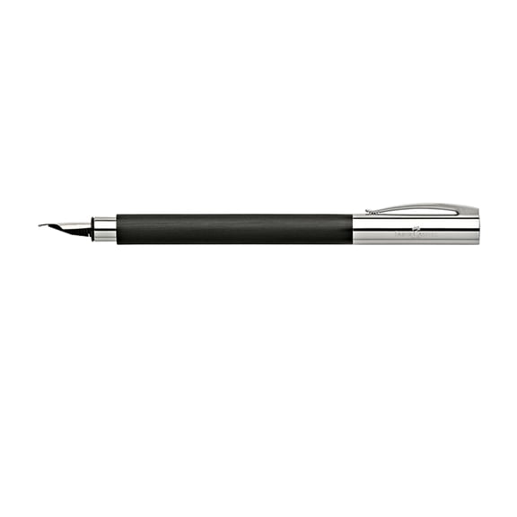 Faber-Castell Ambition Fountain Pen, Fine Nib (F), Precious Resin Black (FC148141)