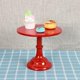 thumbnail image 4 of Metal Iron Cake Stand Round Pedestal Dessert Holder(Red S), 4 of 5