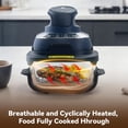 thumbnail image 3 of 2PCS Crisper Stainless Steel Rack Compatible with Ninja Glass Air Fryer, Air Fryer Accessories for Ninja Crispi Air Fryer FN101 Ninja Crispi Pro Air Fryer AS101, 3 of 7
