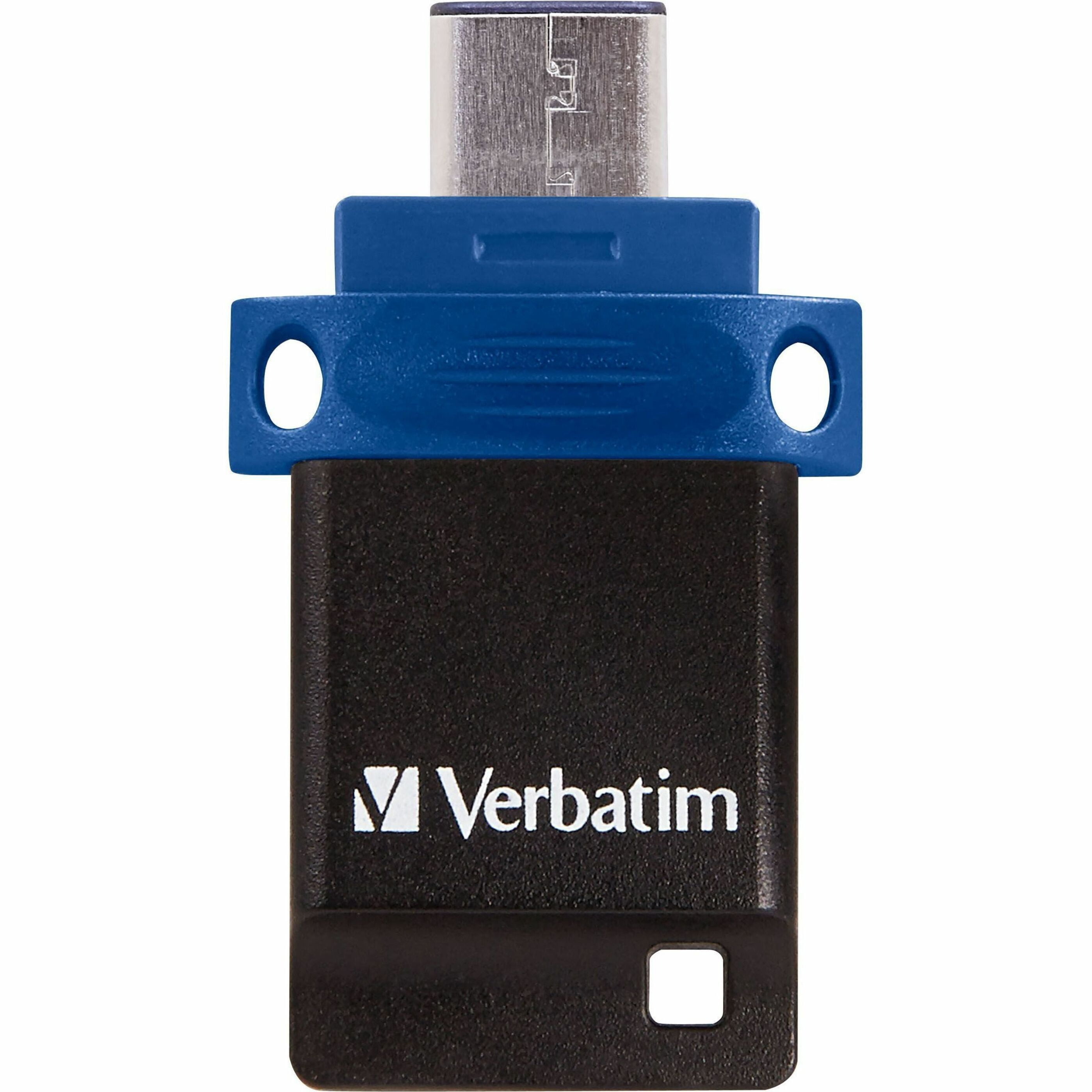128GB Store 'n' Go Dual USB Flash Drive for USB-C Devices - Blue - 128 GB - USB 3.2 (Gen 1) Type A, USB 3.2 (Gen 1) Type C - Blue - Lifetime Warranty