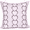 Pink, variant on Simply Daisy 16" x 16" Valentine Print Pillow, Pink