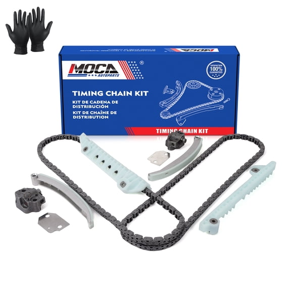 MOCA AUTOPARTS Timing Chain Kit 9-0387SHX Fit for 1999-2004 Ford Mustang & 2001-2003 Ford F-150 & 1997-1999 Ford E-150 Econoline 4.6L V8 SOHC