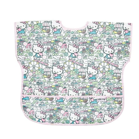 Bumkins Short Sleeve Junior Bib, Sanrio - Hello Kitty,  for Ages 1-3 years