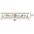 thumbnail image 2 of Big Dot of Happiness Cheerful Happy Birthday - Colorful Happy Birthday Decorations Party Banner, 2 of 7