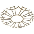 thumbnail image 2 of 38"OD x 13 3/8"ID x 3/8"T Augustus Wood Fretwork Pierced Ceiling Medallion, Hickory, 2 of 3