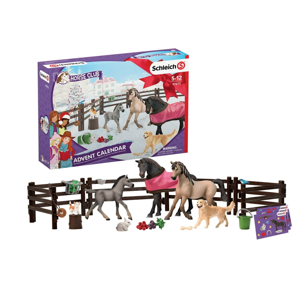 Schleich, Horse Club, Horse Club Toy Advent Calendar 24 Unique