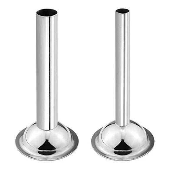2Pcs Stainless Steel Grinder Stuffer Tubes for Size 5 Meat Grinder