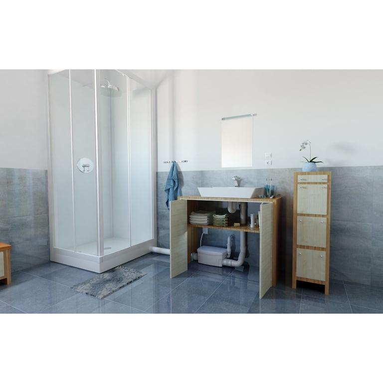 Add A Shower Anywhere With The Saniflo Sanishower Drain Pump! Compact Residential Pump For Basements, Renos & Tight Spaces