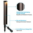 thumbnail image 3 of LEONLITE 12-Pack 5W LED Landscape Pathway Light, 12-24V Low Voltage Side Lit Path lights, IP65 Waterproof Yard Backyard Driveway Sidewalk Light, Die-Casted Aluminum, 3000K Warm White, 3 of 7