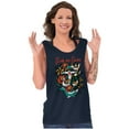 thumbnail image 3 of Sink or Swim Anchor Mermaid Tattoo Plus Size Graphic Tank Top Brisco Brands 2X, 3 of 5