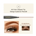 thumbnail image 2 of Light Brown Eyebrow Pen - 4.9Inch Eyebrow Pencil with a Micro-Fork Tip Applicator Creates Natural Looking Brows Effortlessly and Stays on All Day, (Light Brown), 2 of 4