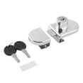 thumbnail image 1 of Glass Door Lock Punch-Free Display Cabinet Double Door Lock Keys Zinc Alloy, 1 of 9