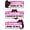 Black Cat, variant on UCEI 4 Pack Funny New Driver Car Magnets 9" Pink Black Cat Bumper Decals