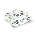 thumbnail image 5 of Cute Panda Faces Leaves Throw Pillow Covers Pillowcases 16 x 16 Inch Home Decor 2 Packs for Bedroom Sofa, 5 of 6