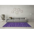 thumbnail image 3 of Ahgly Company Indoor Rectangle Abstract Purple Modern Area Rugs, 3' x 5', 3 of 4