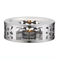 thumbnail image 4 of Chendee Teapot Warmer Glass Tea Coffee Warmer Heater Round Stainless Steel Tea Warmer, 4 of 8