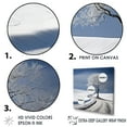 thumbnail image 3 of Designart "Minimalistic Winter Views IV" Winter Landscape Floater Framed Wall Decor, 3 of 5