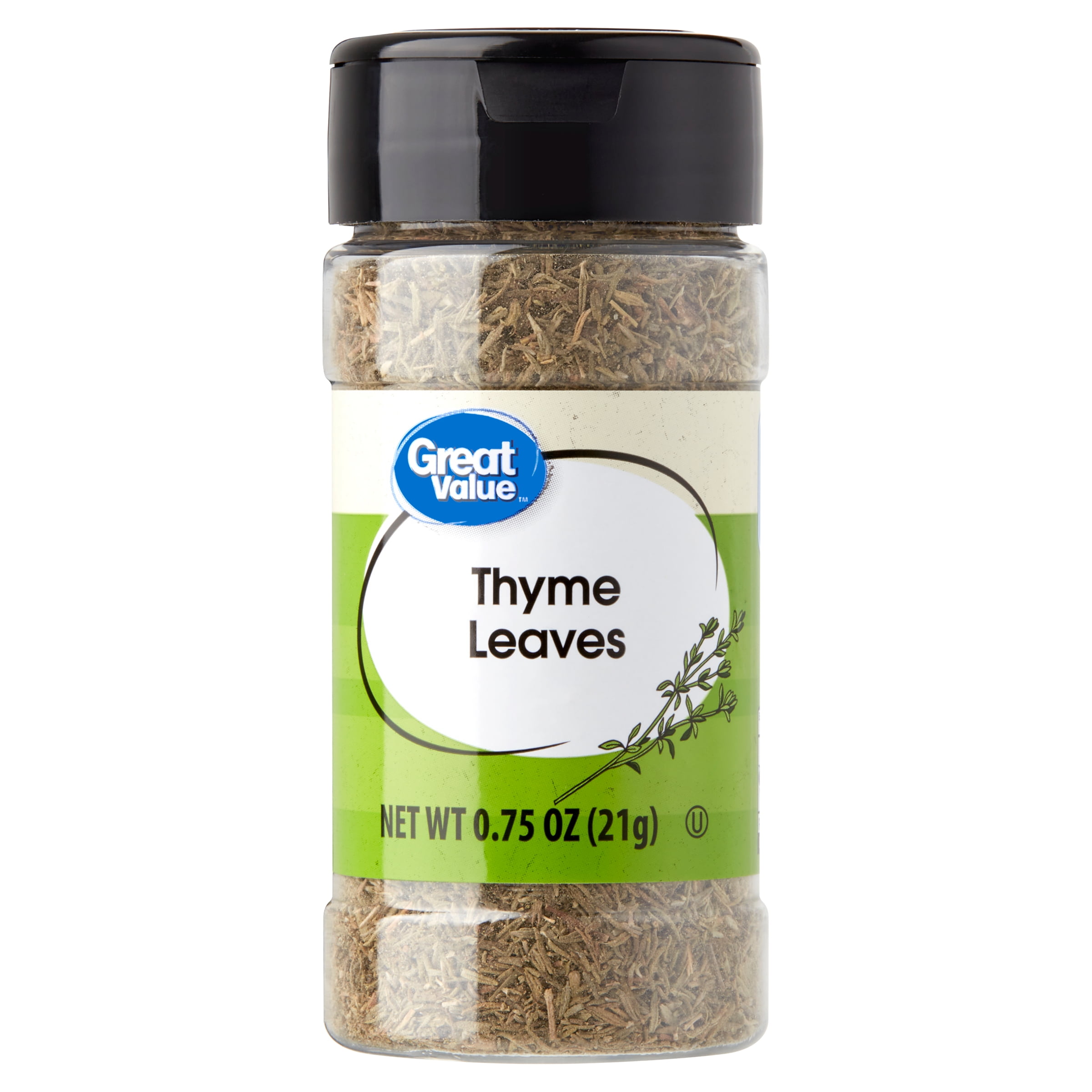 Great Value Thyme Leaves, 0.75 oz