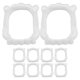 thumbnail image 1 of 10 piezas de colmillos de plástico para dentaduras postizas de cosplay, dientes aterradores para fiesta de Halloween (dientes falsos blancos), 1 of 6