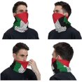 thumbnail image 2 of 4 piezas de pasamontañas para el cuello con bandera palestina, mascarilla facial, multicolor, 2 of 5
