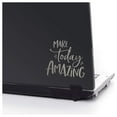 thumbnail image 1 of Make Today Amazing Motivational Vinyl Lettering Wall Decal Sticker (3.5" H x 3.8" L, Metallic Silver), 1 of 2