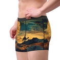 thumbnail image 2 of Naloa Sunset Desert Journey Mens Underwear - Boxers for Men, Mens Boxer Briefs, Classic Briefs for Men-Medium, 2 of 5