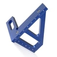 thumbnail image 1 of Regla de Medicióee de Aleacio de Aluminio de 45 Grados y 90 Grados, Para Proyectos de Carpintería, Ingenieros, Carpineros, Concala en Pulgadas y Gráficos, 1 of 7