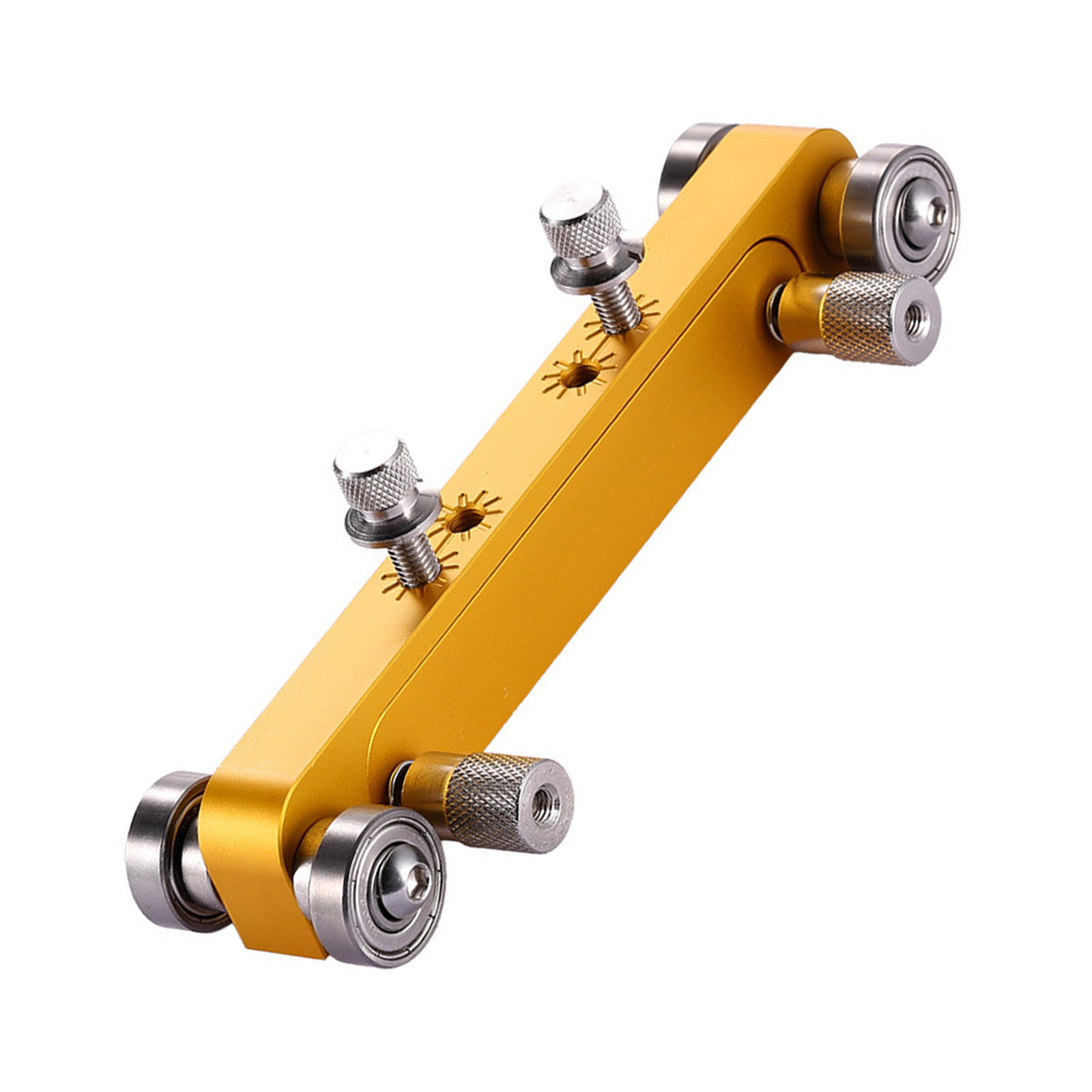 Aluminum Alloy Guitar Nut Sander Tool With 4-Way Sandpaper For Precise Bridge Leveling On Electric Acoustics