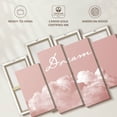 thumbnail image 6 of Elephant Stock Blush Pink Dream Wall Art - Horizontal Multi Panel Canvas - Bedroom Wall Decor - Inspirational And Typography Multi Panel - Pink And White Decor By Urban Epiphany - 84" x 54", 6 of 8