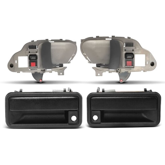 Front Door Handle Set 4 - Compatible with 1995 - 2000 GMC Yukon 1996 1997 1998 1999