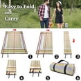 thumbnail image 2 of Outdoor Picnic Blankets Waterproof, Portable Sandproof Outdoor Blanket Mat with 3 Layers, Large Picnic Blanket Foldable for Park, Grass, Hiking, Camping, Travle and Beach 80" x 60", 2 of 6