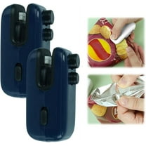 Mini Bag Sealer, 2025 New 2 in 1 Bag Sealer and Cutter, Mini Snack Bag Sealing Machine, Rechargeable Bag Sealer Heat Seal, Portable Handheld Vacuum Food Sealer for Plastic Bags Kitchen (1, White)