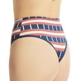 thumbnail image 2 of Hanky Panky Play Printed Cotton Hi-Rise Thong (PR721924),XS/S,Bateau, 2 of 6